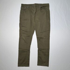 Men's Classic Olive Chinos Soft
